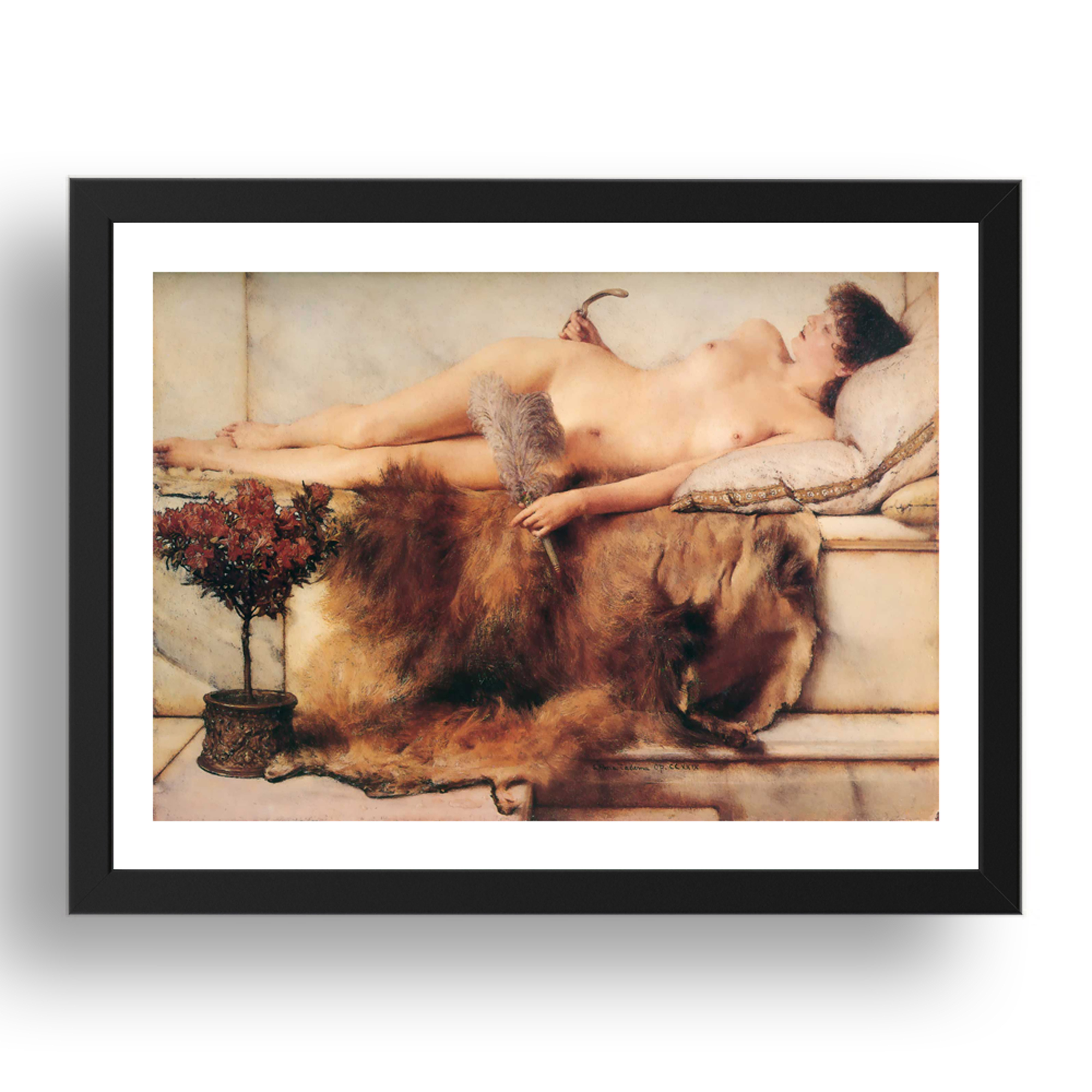 Lawrence Alma-Tadem - In The Tepidarium [1881], A3 (17x13") Black Frame - Picture 1 of 1